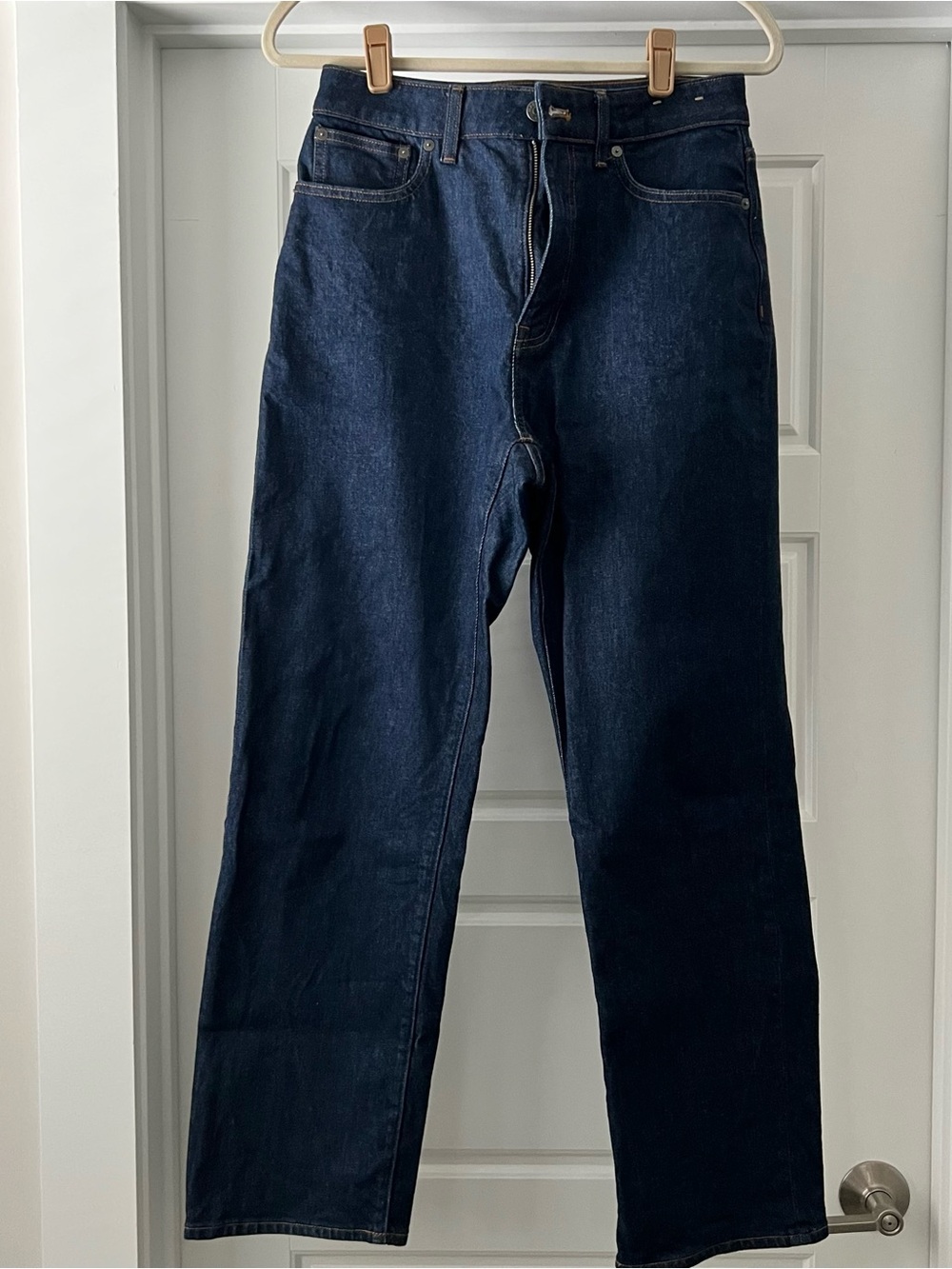 Like NEW Madewell High-rise curvy 90’s Straight-Leg Jeans
